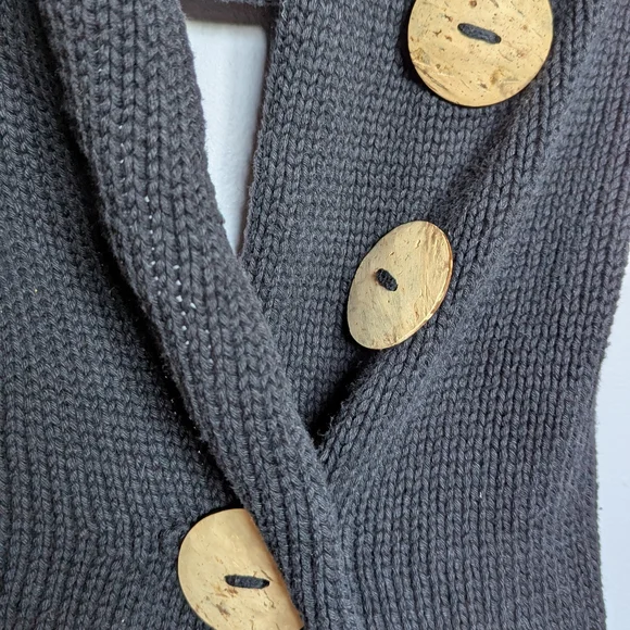 Black Boho Shrug - Picture 2 of 3